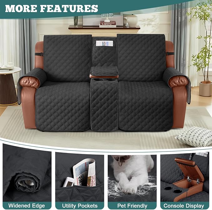 Ruaozz Waterproof Loveseat Recliner Cover - Image 5
