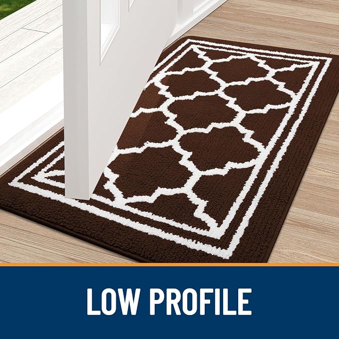 Buganda Large Indoor Door Mat, Dirt-Resistant and Absorbent Doormat, Low - Image 3