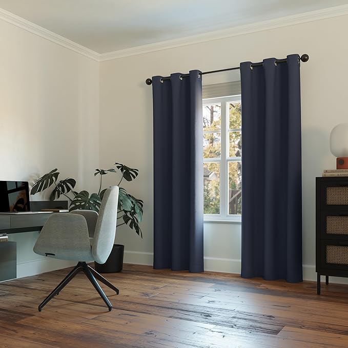 Sun Zero Easton Energy Saving Blackout Grommet Curtain Panel - Image 4