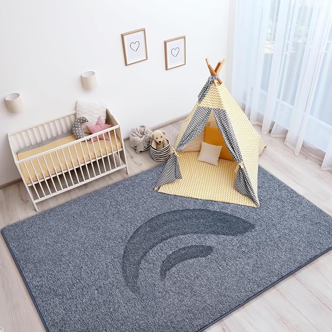 Keeko Living Room Rugs 7x10, Soft Modern Large Area Rug - Image 5