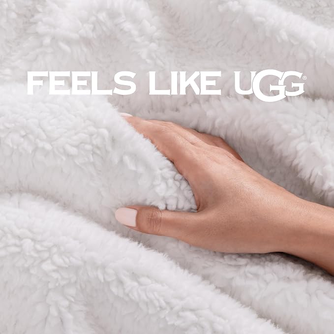 UGG Bliss Throw Blanket Plush Soft Fleece Fluffy Blankets - Image 4