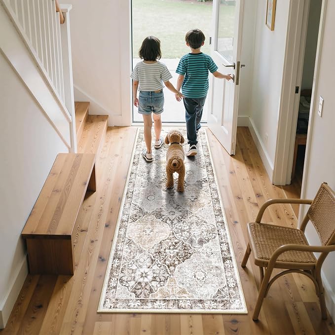 Ileading Washable Hallway Runner Rugs, 2x6 Non Slip Runners Area Rug - Image 2