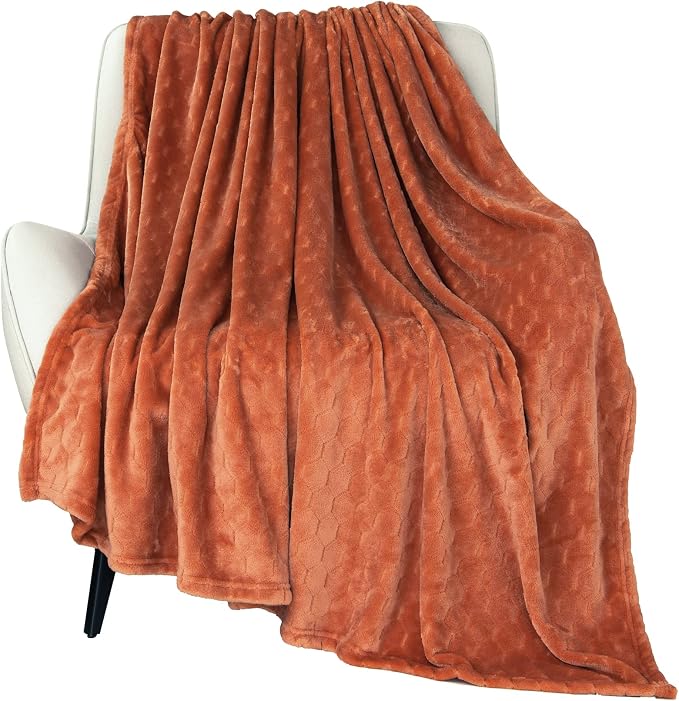 TOONOW Fleece Blanket Super Soft Cozy Throw Blanket 50" x 60", Lightweight by TOONOW