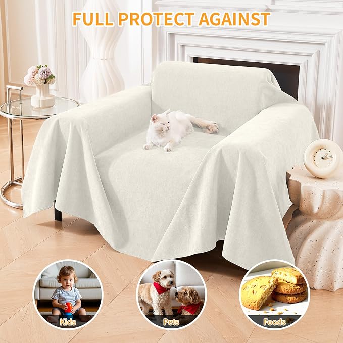 Deep Dream Cat-Scratch Resistant Armchair Couch Cover, Waterproof Sofa Cover - Image 5