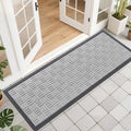 OLANLY Front Door Mat Outside Entrance 47x17, Heavy Duty Sturdy Natural Rubber by OLANLY