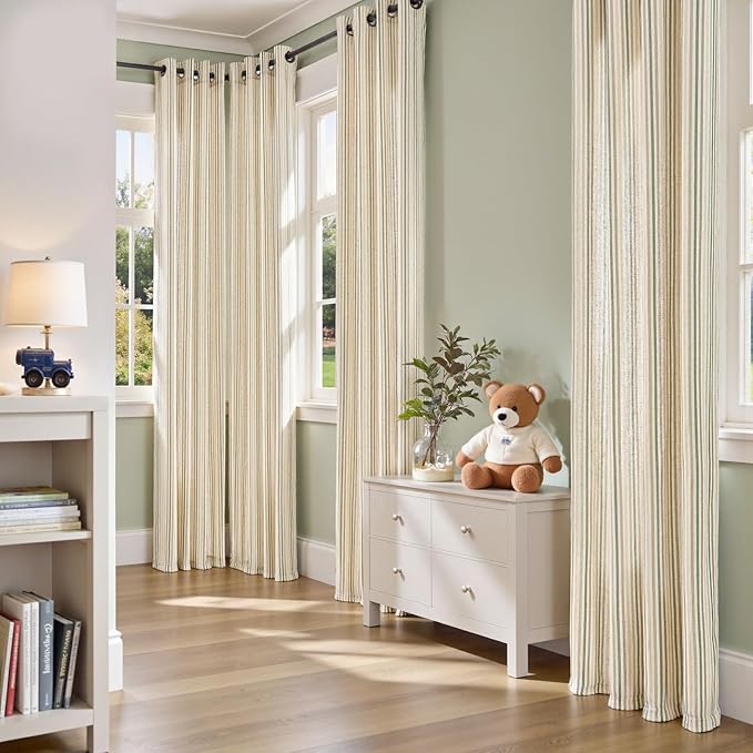 jinchan Colorful Linen Curtains - Image 6