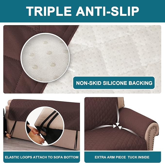 Turquoize 100% Waterproof Couch Cover Sofa Covers - Image 4