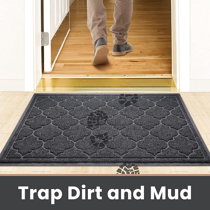 LuxStep Door Mat Large 24x36 Inch Indoor Outdoor Doormat, Non-Slip Low-Profile - Image 5
