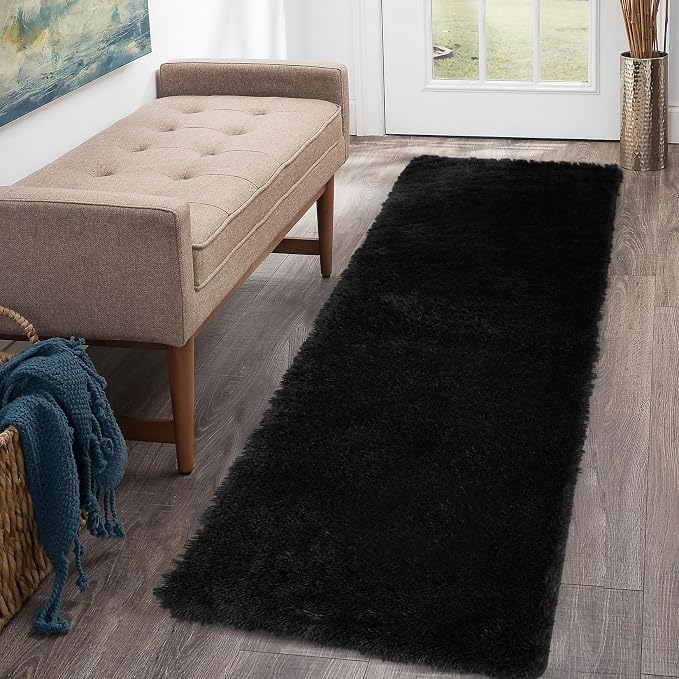 CAROMIO Runner Rug for Bedroom Living Room 2x6 Feet, Shag Fluffy Area Rugs Soft by CAROMIO