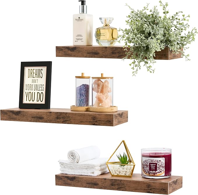 Sorbus Floating Shelves for Wall – 16 Inch Floating Shelf for Kitchen, Living - Image 8