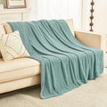EMME Muslin and Fleece Throw Blanket Reversible by EMME