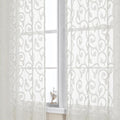OWENIE Furman Ivory Sheer Curtains 90 inches Long by OWENIE