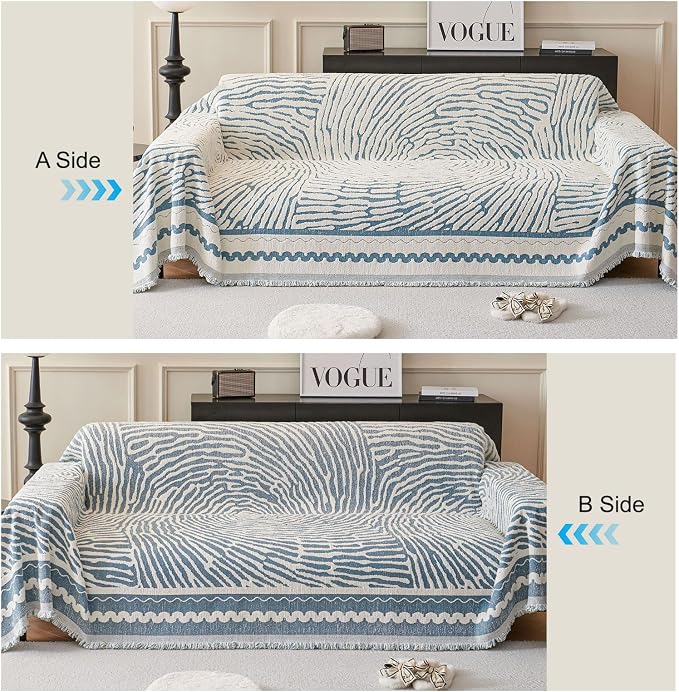 ROOMLIFE Thicked Striped Couch Cover - Image 3