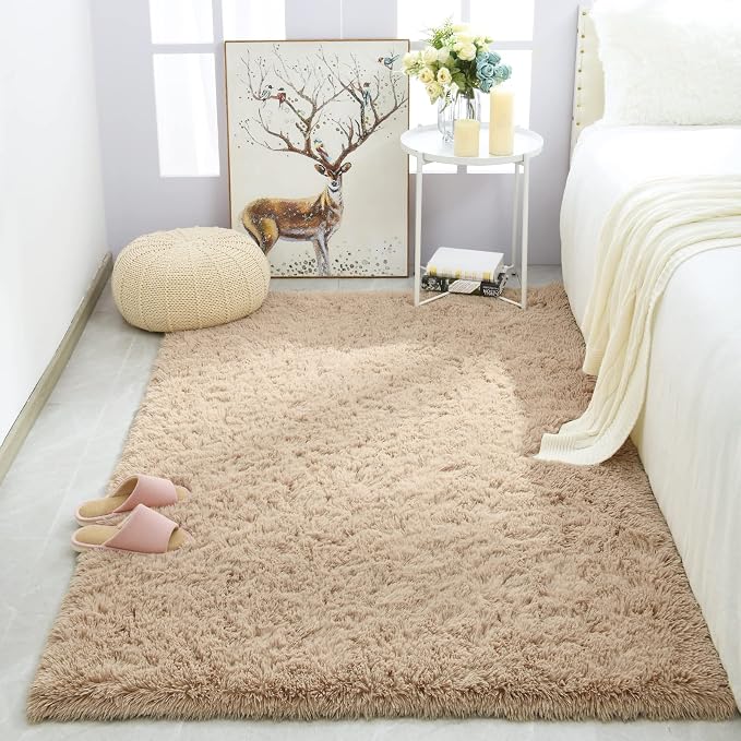 Merelax Modern Soft Fluffy Large Shaggy Rug - Image 2