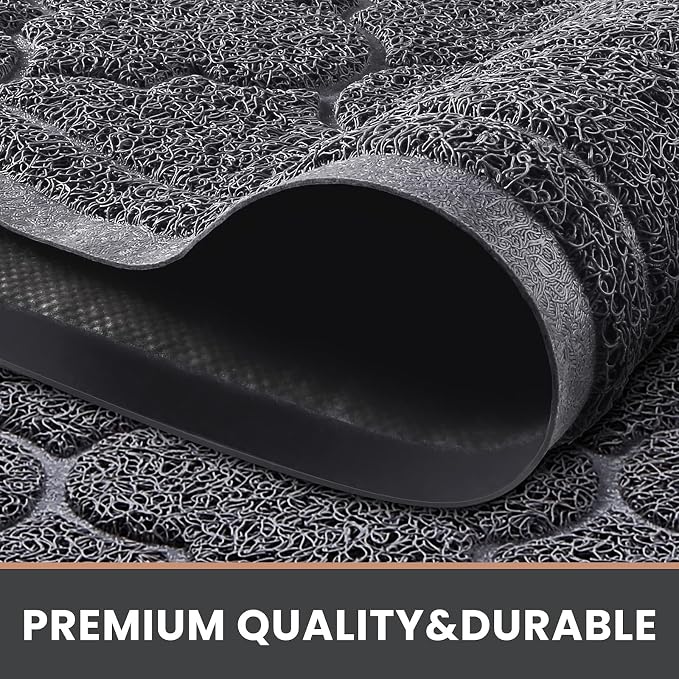 LuxStep Door Mat Large 36X47 Inch Indoor Outdoor Doormat, Non-Slip Low-Profile - Image 4