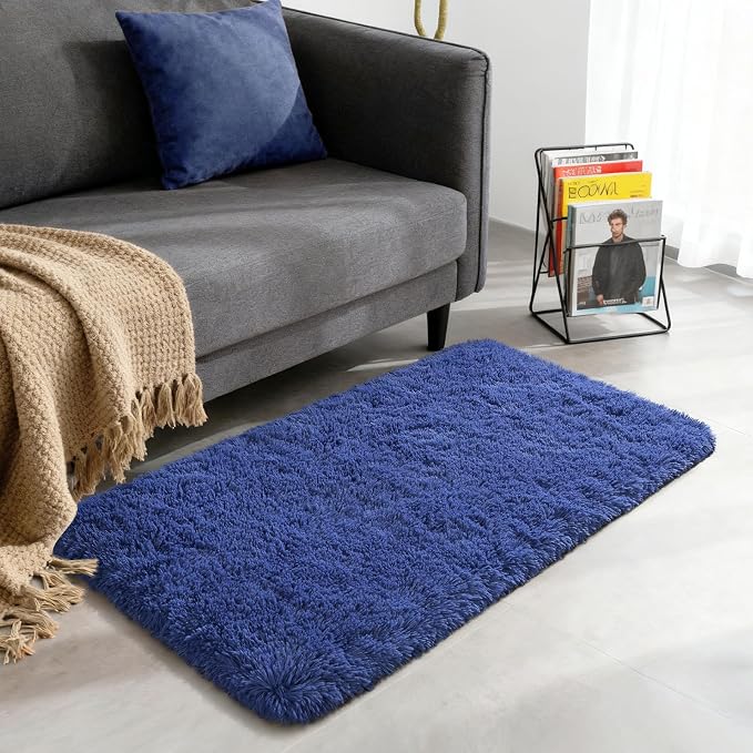 Merelax Modern Soft Fluffy Small Shaggy Rug - Image 7