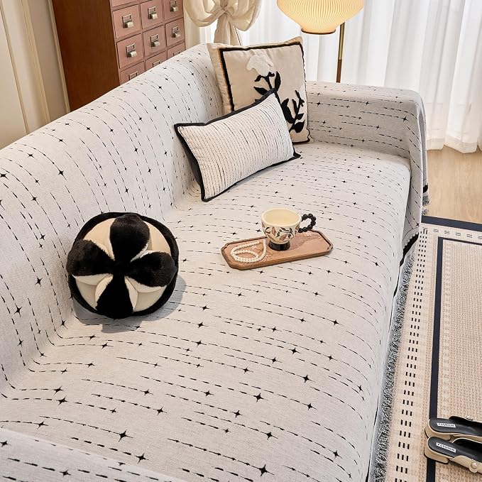 ROOMLIFE Couch Cover Boho Sofa Covers - Image 4