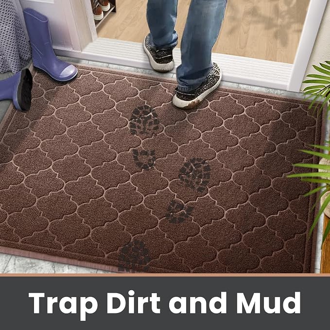 LuxStep Door Mat Large 36"x47"Indoor Outdoor Doormat, Non-Slip Low-Profile - Image 6