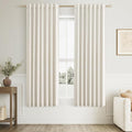 Guken Cream 100% Blackout Curtains 64 Inch Length 2 Panels Set by Guken