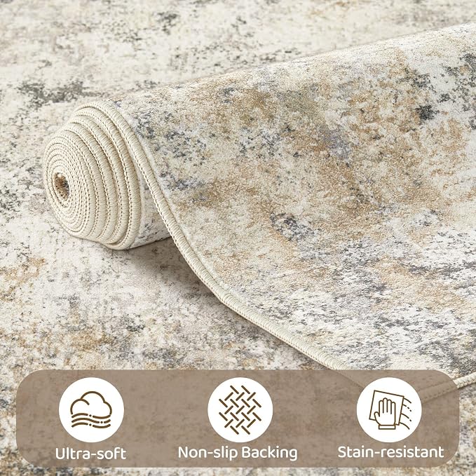 UERMEI 10x14 Area Rug Living Room Rugs - Image 4