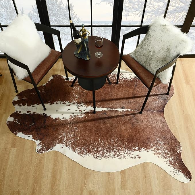 Easycozy Faux Cowhide Large Cow Print Rug - Image 7