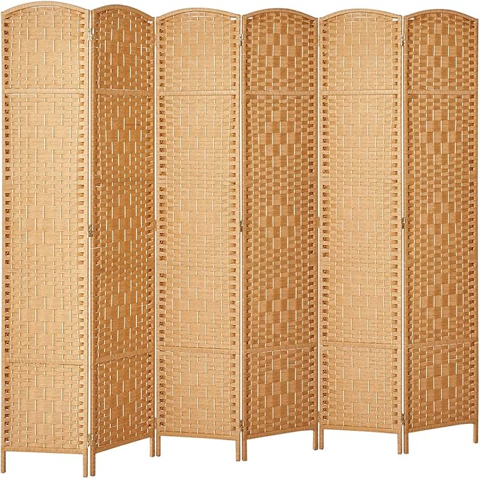 Rose Home Fashion Room Divider, 6 ft Tall Room Dividers and Folding Privacy - Image 6
