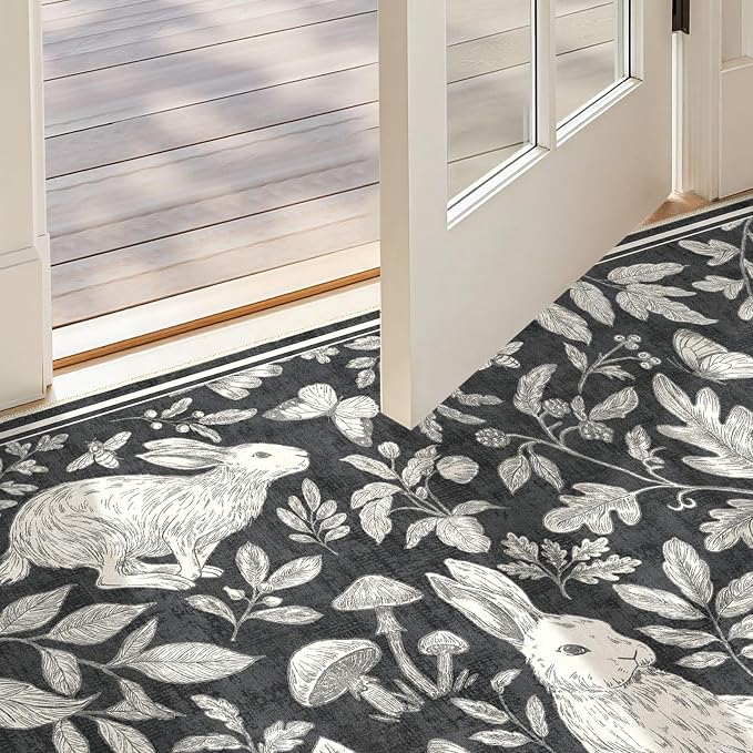 Vintage Living Room Area Rug 3x5 - Image 4