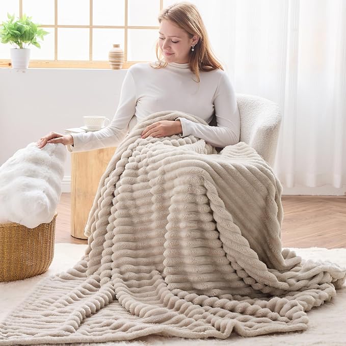 NEWCOSPLAY Super Soft Throw Blanket Linen Premium Silky Flannel Fleece 3D - Image 2