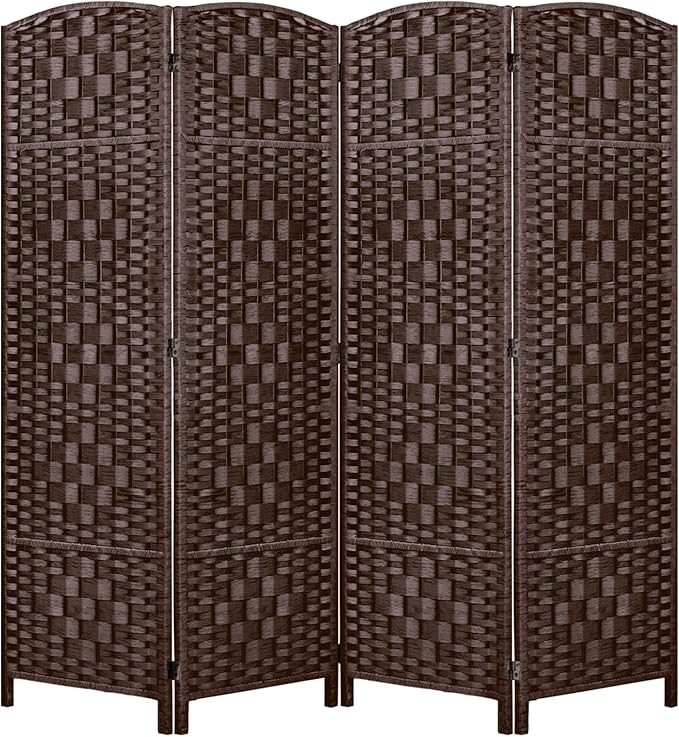 Rose Home Fashion Room Divider, 6 ft Tall Room Dividers and Folding Privacy by RoseHomeFashion