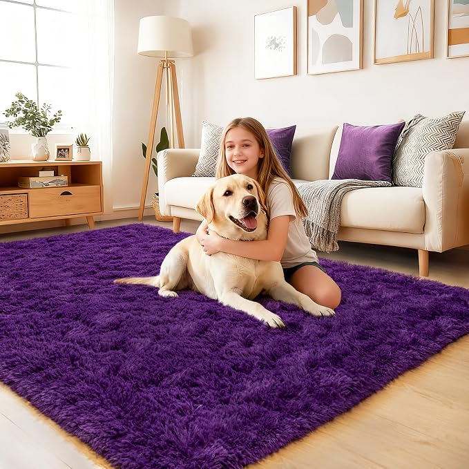 Rug for Living Room Bedroom, 5x7 Area Rugs for Living Room, Ultra Soft Modern - Image 4