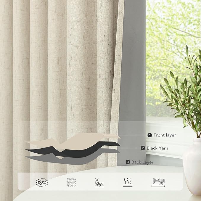 Short Small Blackout Curtains 54 Inches Long - Image 5