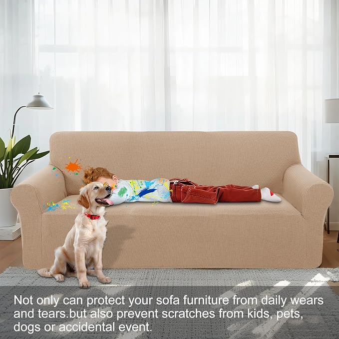 Stretch Couch Cover Washable Sofa Slipcover Furniture Protector - Image 2