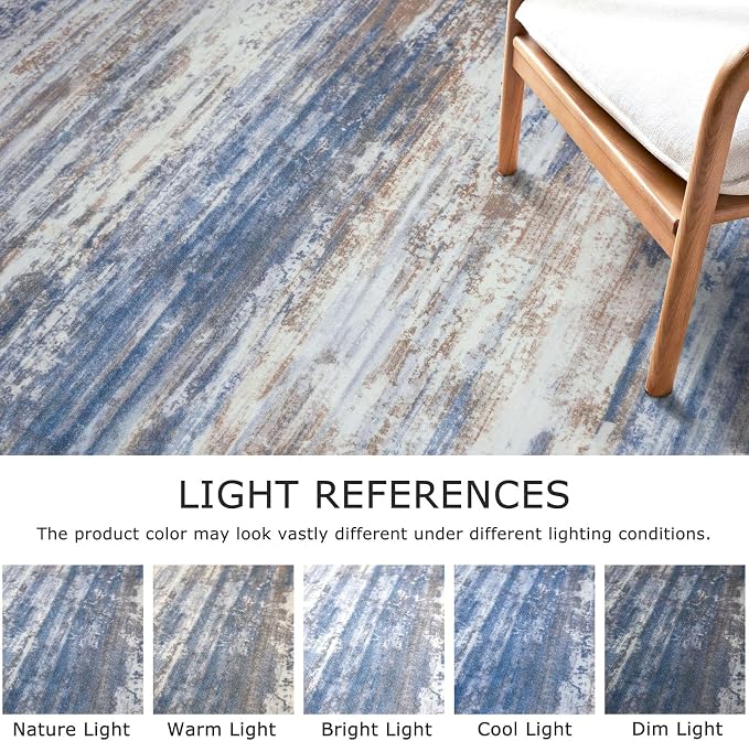 KOZYFLY Modern Abstract Washable Rug Runner 2x7 Hallway Runner Rug Non-Slip - Image 4