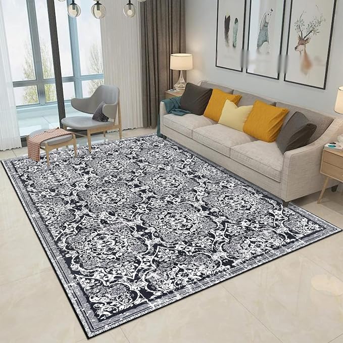 Vaukki Hallway Runner Rug, Vintage Shaggy Soft Laundry Rug Runner, Non Slip by Vaukki