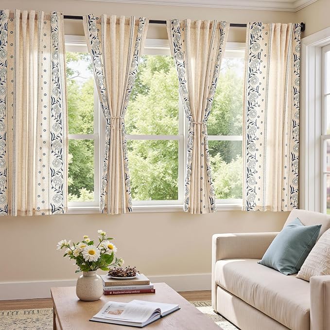 jinchan Winslow Lined Linen Curtains - Image 3