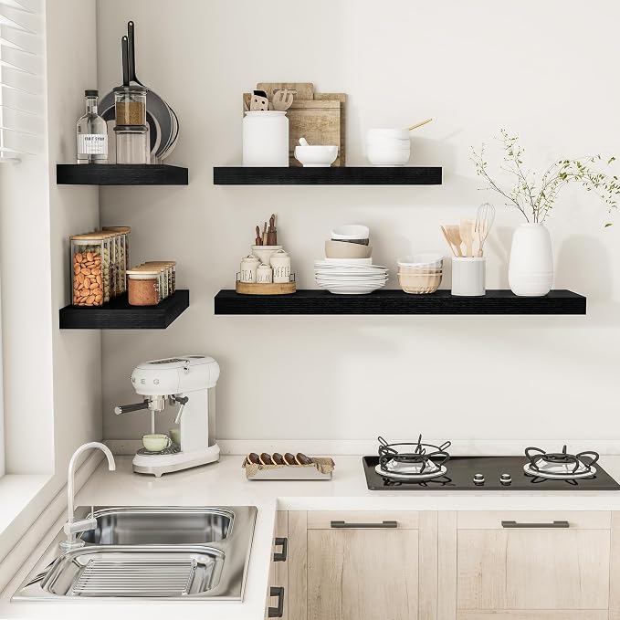 Vivelove 2 inch Thick Floating Shelves - Image 6
