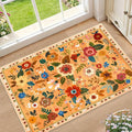 RELEANY Floral Nursery 2x3 Area Rugs Washable Print Boho Cute Carpet Non Slip by RELEANY