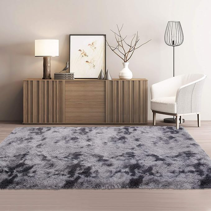 CAROMIO Area Rug for Bedroom Extra Large 9' x 12' Fluffy Rugs Shag Rugs for - Image 7