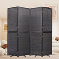 Room Divider Folding Privacy Screens, Hand-Made 72'' Wide Bamboo Room Separator by HOMSCREENER
