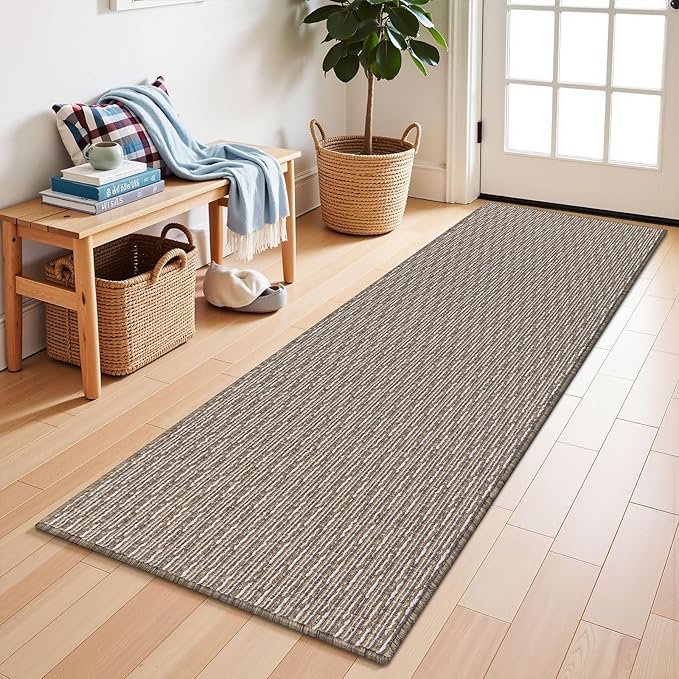 SHACOS Runner Rugs for Hallway 20"x59" Rubber Backed Non Slip Kitchen Runner by SHACOS