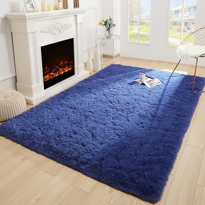 Merelax Soft Modern Indoor Large Shaggy Rug - Image 6