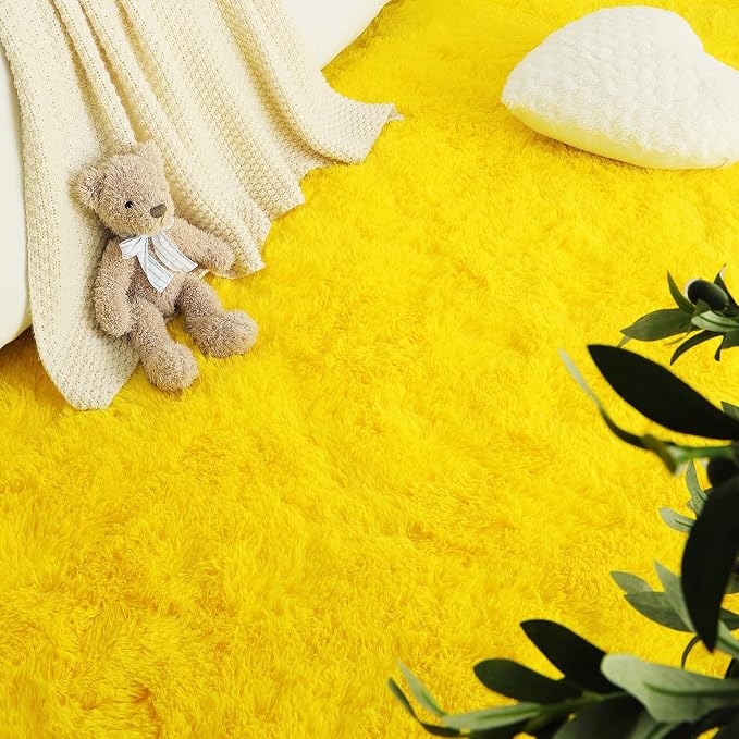 LOCHAS Ultra Soft Indoor Modern Area Rugs Fluffy Living Room Carpets - Image 4