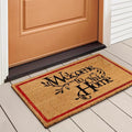 LuxUrux Welcome Mat Outdoor Coco Coir Doormat, by LuxUrux