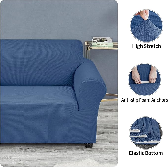 Joccun Stretch Chair Couch Cover, 1-Piece Sofa Slipcover Spandex Jacquard - Image 4