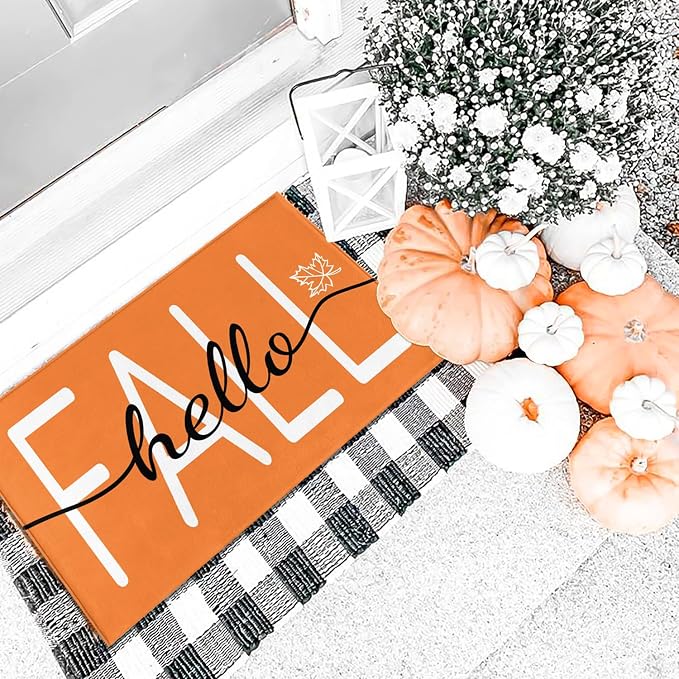 Hello Fall Door Mat - Image 7