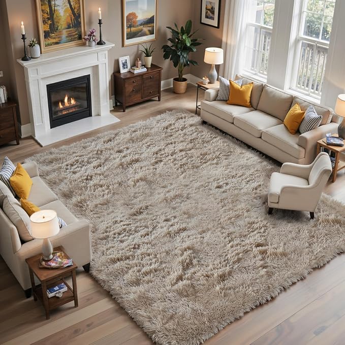 yongyangjuxin Fluffy Rug Shaggy Area Rug, Super Soft Shaggy Rugs by Yongyangjuxi