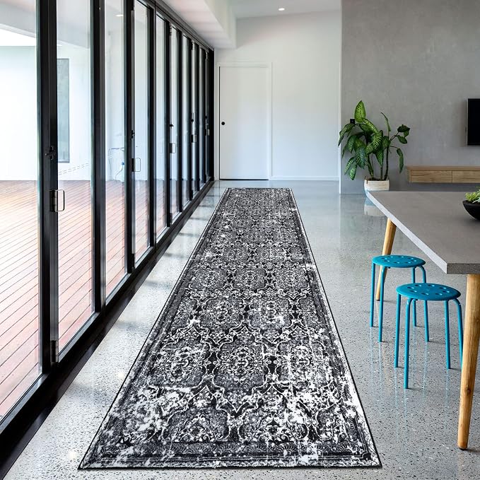 Vaukki Hallway Runner Rug, Vintage Shaggy Soft Laundry Rug Runner, Non Slip - Image 7