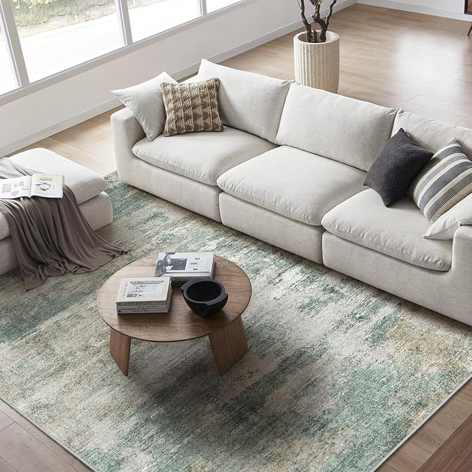 Washable Non-Slip 5x7 Area Rug by EISUROM