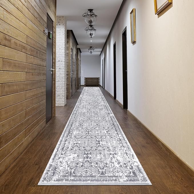 Vaukki Hallway Runner Rug, Vintage Shaggy Soft Laundry Rug Runner, Non Slip - Image 6