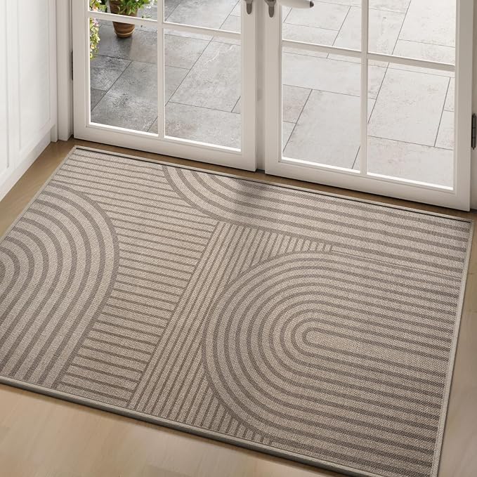 Front Door Mat 36'x59'', Absorbent Dirt Resist Washable Non Slip Low-Profile - Image 9